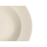 RAISED STRIPES SOUP PLATE PORCELAIN 22CM