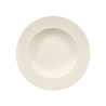 ASSIETTE CREUSE PORCELAINE RELIEF LOSANGES 22CM