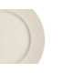 ASSIETTE DESSERT PORCELAINE RELIEF LOSANGES 20,5CM