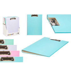 CLIPBOARD FOLDER A4  PASTEL COLORS ASSORT 4