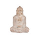 BOUDDHA POLYRSINE RELAX MAINS JOINTES BLANC ET OR 