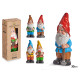 NAIN JARDIN CERAMIQUE 30CM COULEURS VIVES SET 4