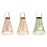 CONICAL SOLAR LAMP ASSORTED 3 COLORS