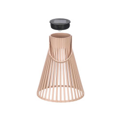 CONICAL SOLAR LAMP ASSORTED 3 COLORS