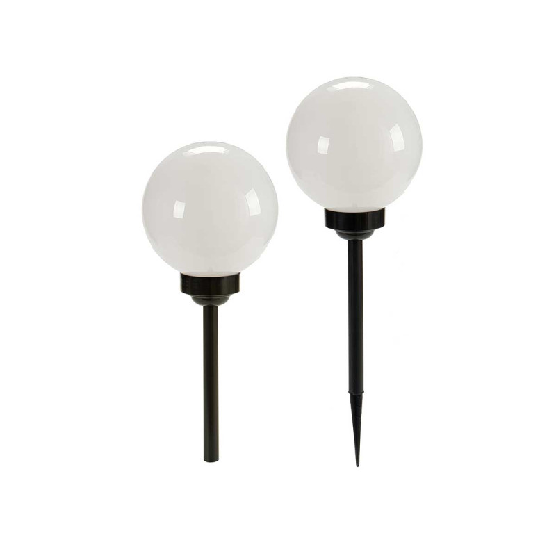 BALIZA SOLAR PLASTICO BOLA 15CM 