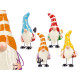 GNOME EN FER BLANC IMPRIMÉ ASSORT 4
