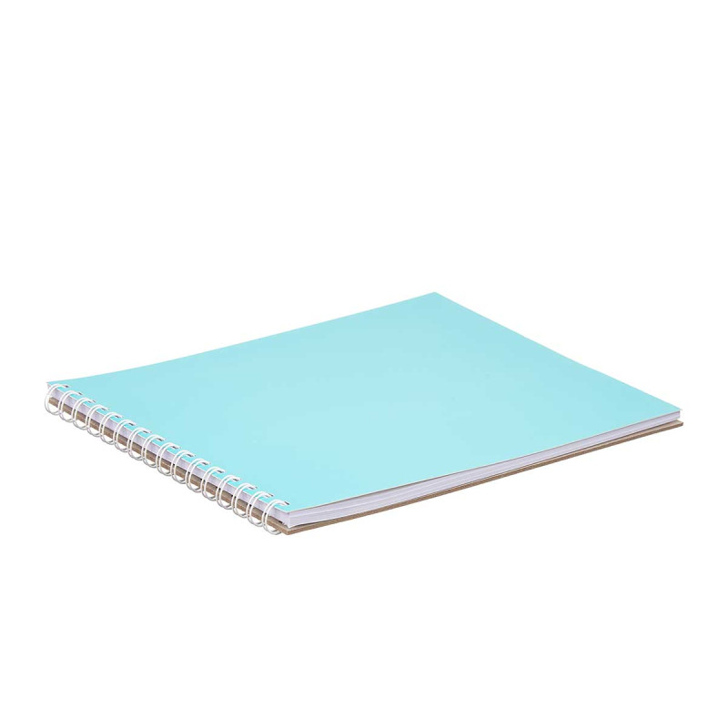 A4 NOTEBOOK 40 SHEETS RING PASTEL COLOUR ASSORT 4