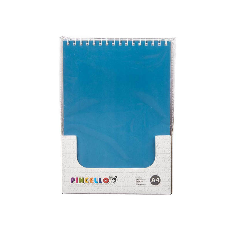 A4 NOTEBOOK 40 SHEETS RING NEUTRAL COLOUR ASSORT 4