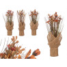 BOUQUET SAC FLEURS VIEILLI ASSORT 3