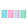 POCKET AGENDA 96 SHEETS ELASTIC PASTEL C ASSORT 4