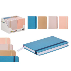 AGENDA BOLSO 96 PAG ELASTICO CORES NEUTRAS SORT4