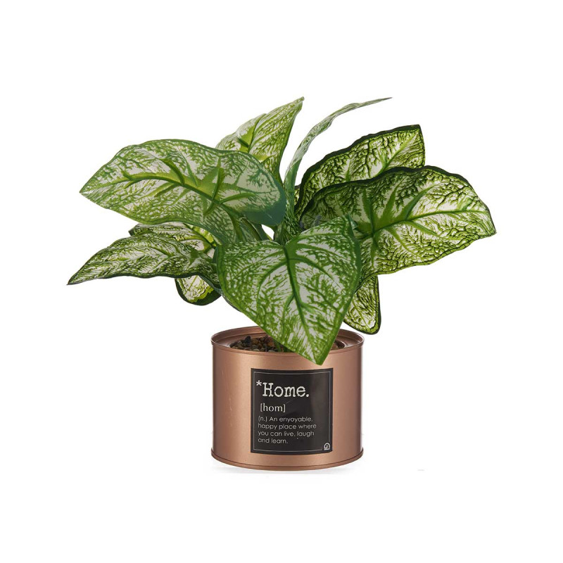 PLANTA ARTIFICIAL VERDE LATA COBRE