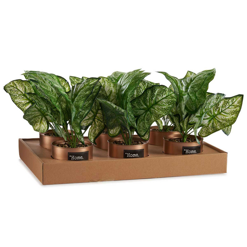 PLANTA ARTIFICIAL VERDE LATA COBRE