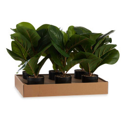 PLANTA ARTIFICIAL MACETA PLASTICO NEGRO