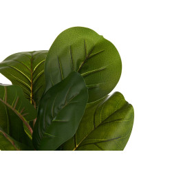 PLANTE ARTIFICIELLE POT DE FLEURS PLASTIQUE NOIR