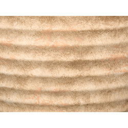 LAMPADA ENVELHECIDA REDONDA RISCAS HOR 44CM