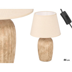 LAMPADA ENVELHECIDA RISCAS VERTICAIS 44CM