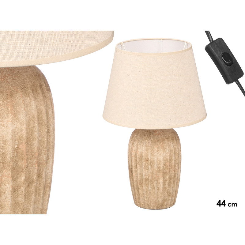 ROUND VINTAGE LAMP VERTICAL STRIPES 44CM