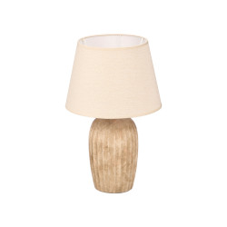 LAMPE VIEILLIE À RAYURES VERTICALES 44CM