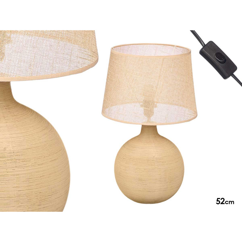 LAMPARA RAYAS TIERRA 52CM