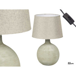 LAMPADA A RIGHE VERDE 52CM