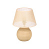 STRIPED EARTHY LAMP 39CM