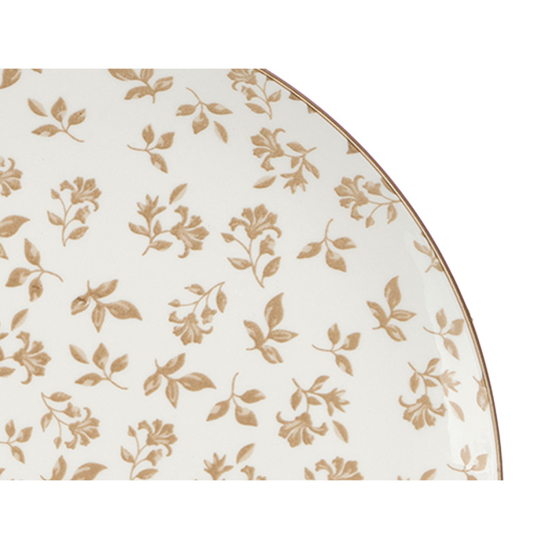 ASSIETTE PLATE ASSORT 4 COULEURS