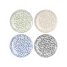 PLATO POSTRE SURT 4 COLORES