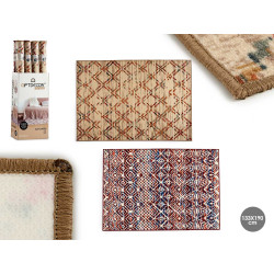 TAPETE RECTANGULAR 100X150 MULTICOR ÉTNICO SORT 2 
