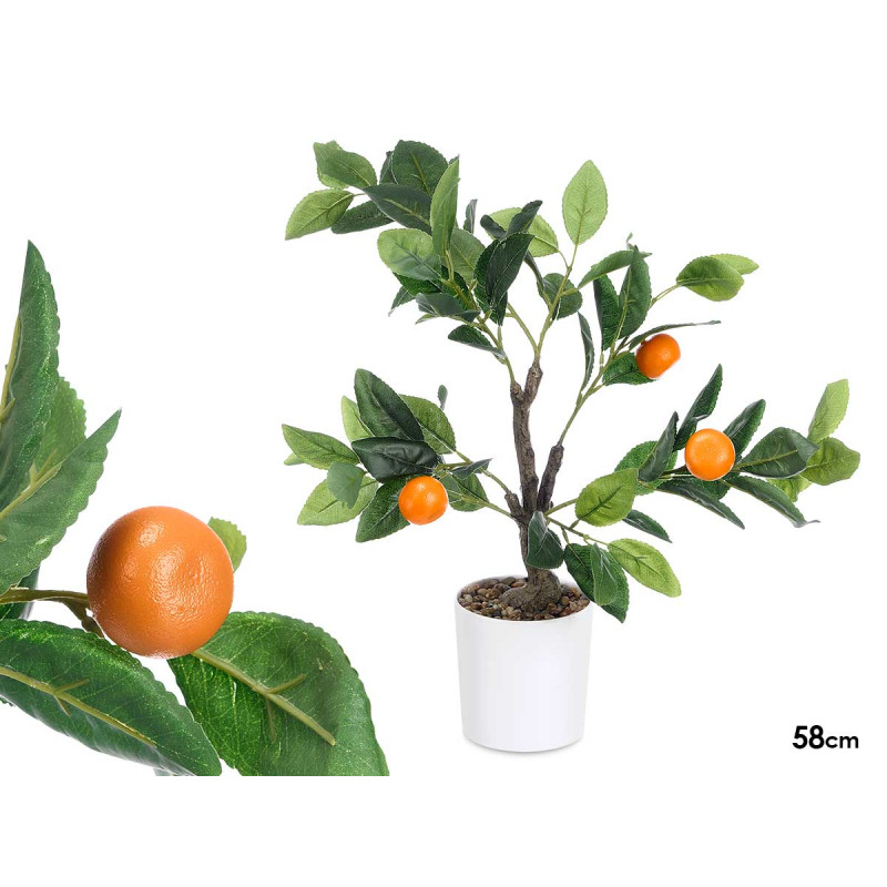 PLANTA ARTIFICIAL LARANJEIRA 58CM