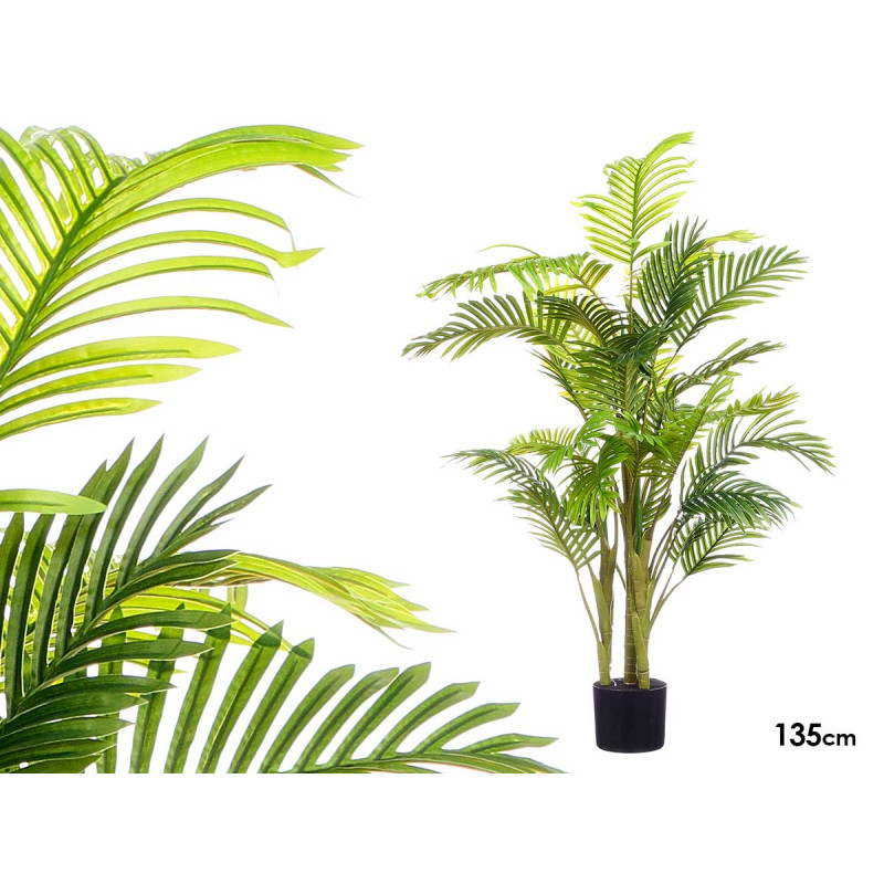 SMALL PALM TREE POT