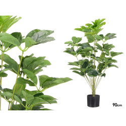 90CM POTTED PLANT WITH OVAL LEAVES