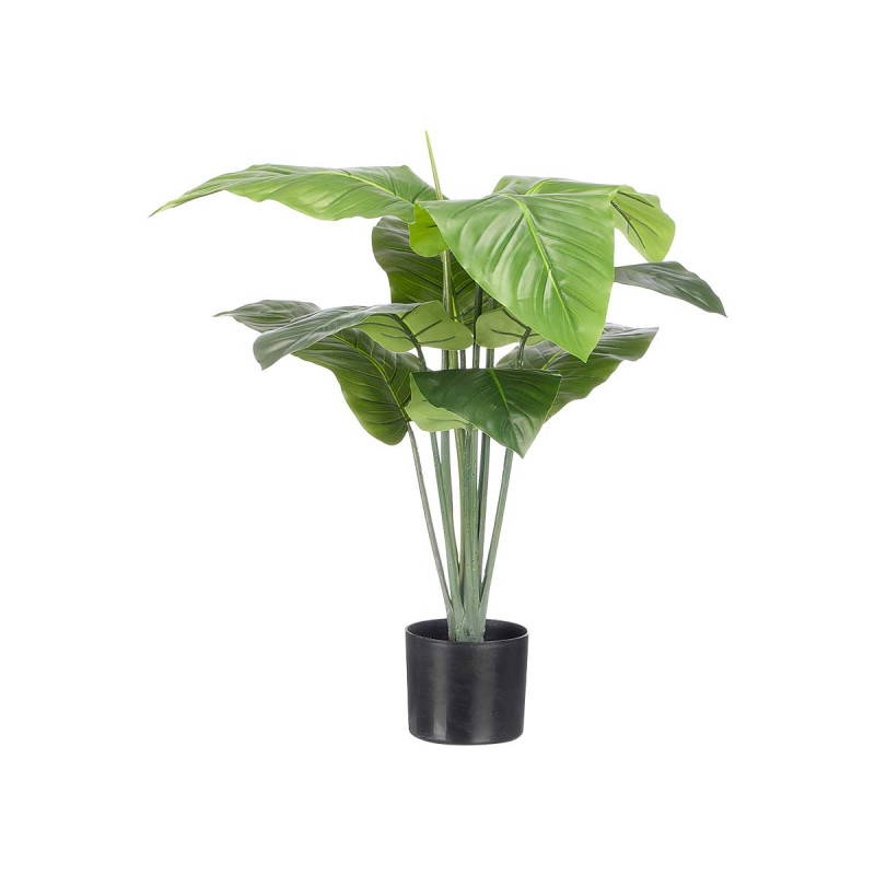 VASO PLANTA FOLHAS PONTA LARGA 90CM