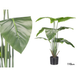 VASO PLANTA FOLHAS PONTA LARGA 110CM