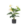 POT FLEUR FLAMANT MÉL 3 COUL 65CM