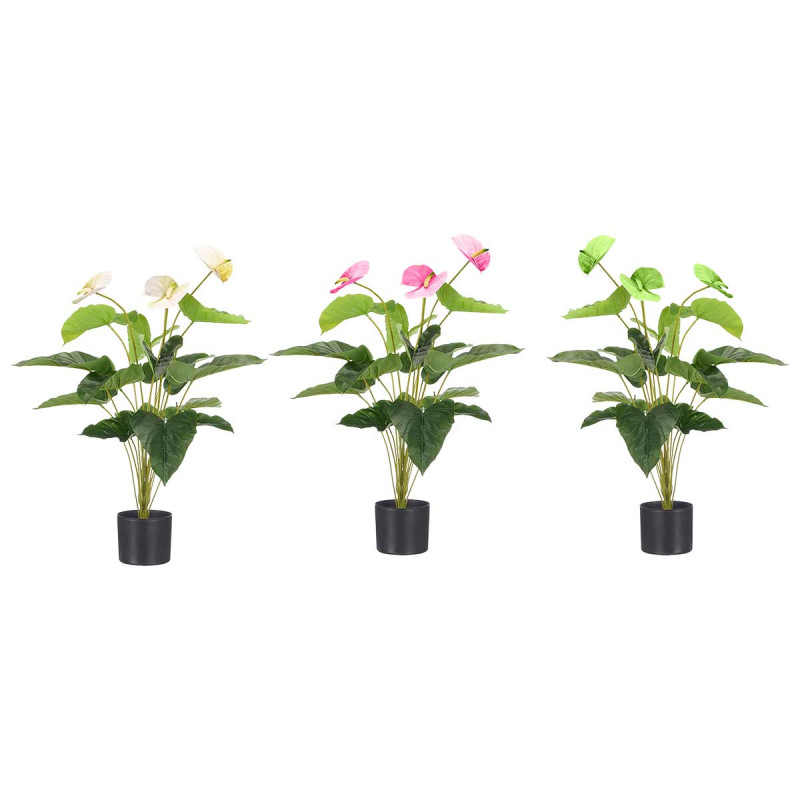 POT FLEUR FLAMANT 90CM ASSORT 3 COUL