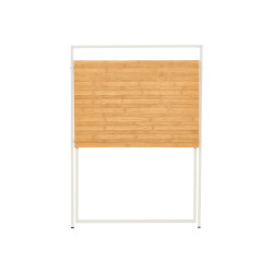 BUREAU BAMBOU BLANC