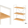 WHITE 3 TIER SHELF