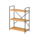 SCAFFALE NERO A 3 RIPIANI