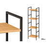 BLACK 4 TIER SHELF