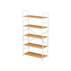 WHITE 5 TIER SHELF