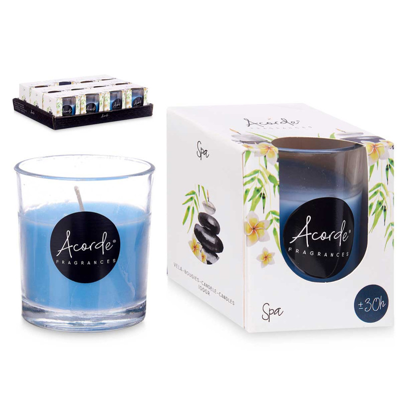 BOUGIE VERRE 30 HEURES SPA