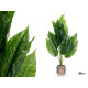 POT ROND PLANTE FEUILLE POINTE GRAND