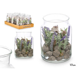 VASO VIDRO LAVANDA SORT 2 MOD