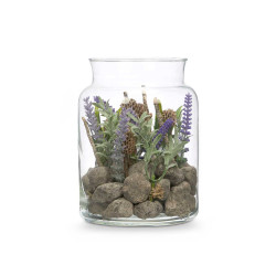 GLASS JAR LAVANDER 