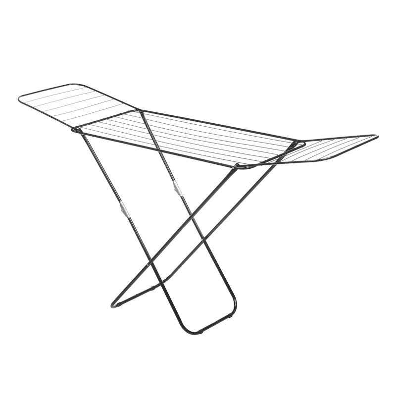 METAL CLOTHESLINE 18 METERS BLACK