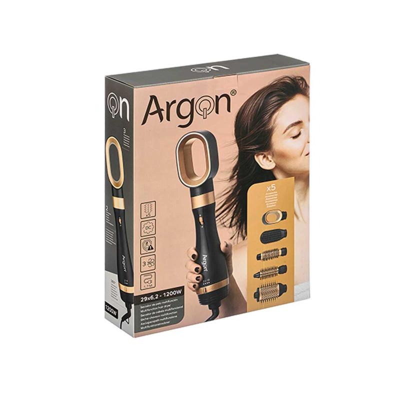 SÈCHE-CHEVEUX MULTIFONCTION 5 TÊTES 1200W