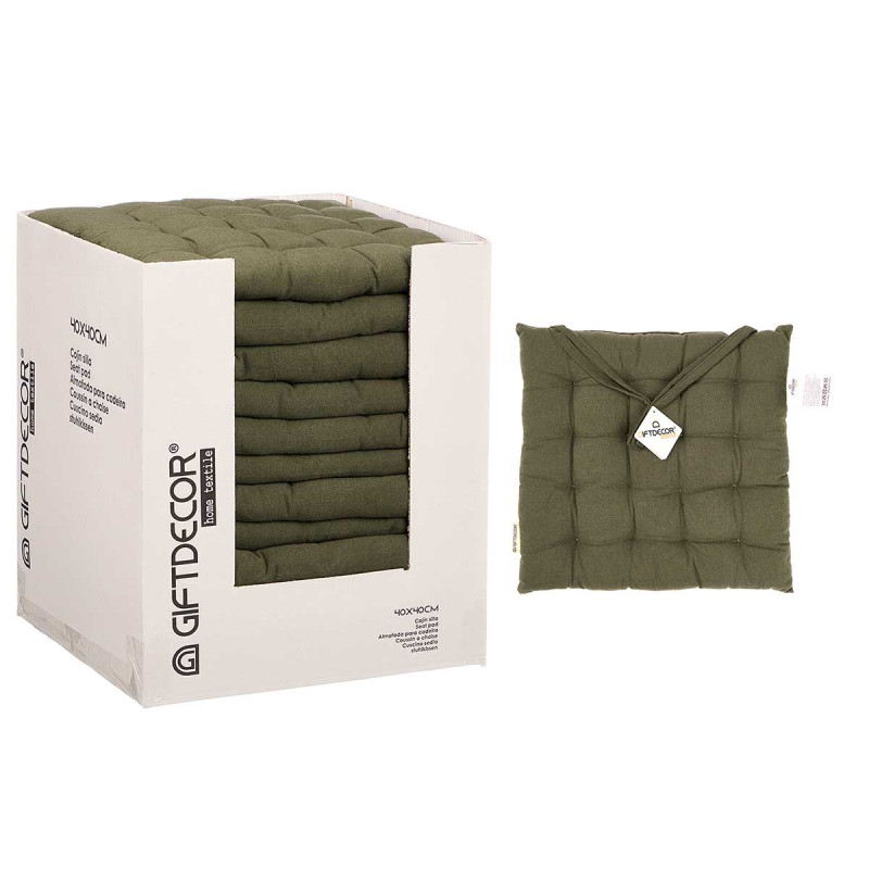 ALMOFADA CADEIRA VERDE