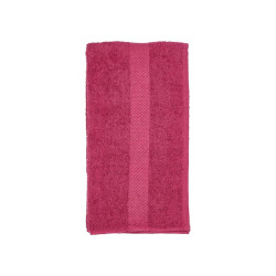 SERVIETTE LISSE 90X150 GRENAT