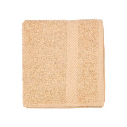 SERVIETTE DE BAIN LISSE 50X90 COULEUR CREME 